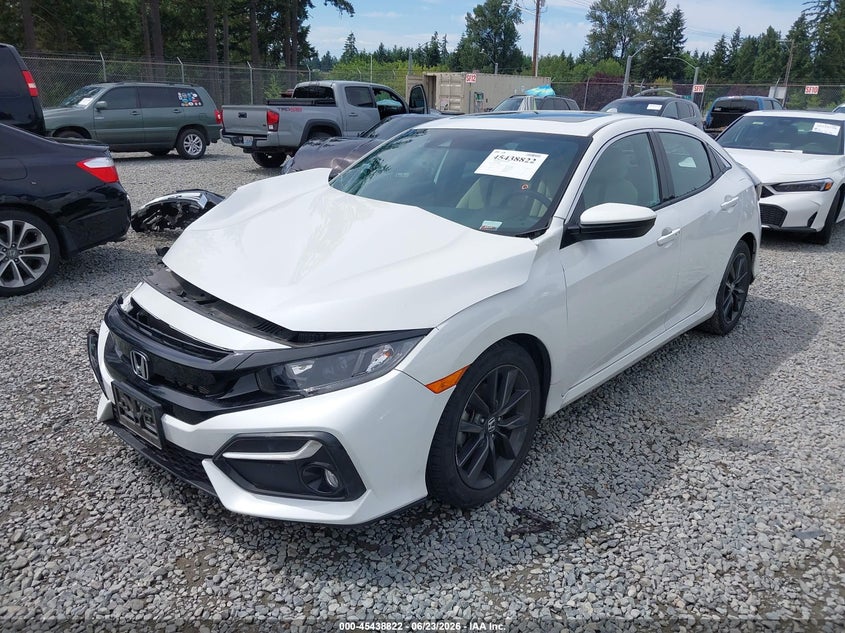 2020 Honda Civic VIN SHHFK7H61LU420358 IAAI salvage auction — RIGHT FRONT, Salvage Title, sold $7,900 on 2026-07-29 (photo 2)