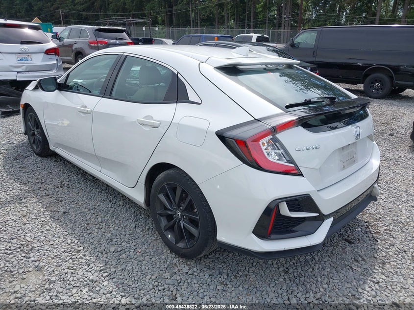 2020 Honda Civic VIN SHHFK7H61LU420358 IAAI salvage auction — RIGHT FRONT, Salvage Title, sold $7,900 on 2026-07-29 (photo 3)