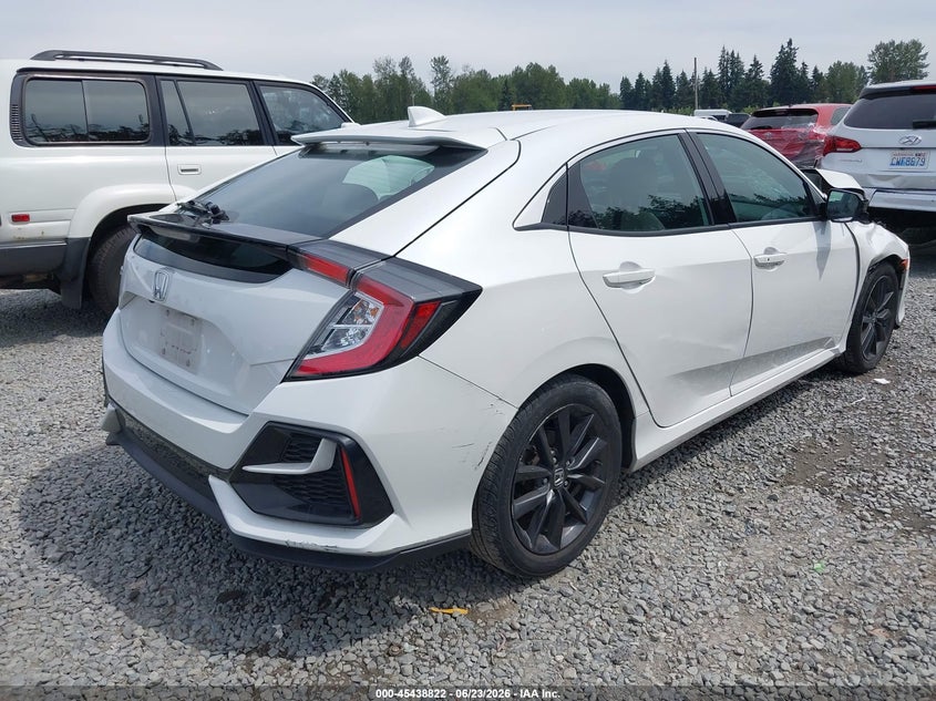 2020 Honda Civic VIN SHHFK7H61LU420358 IAAI salvage auction — RIGHT FRONT, Salvage Title, sold $7,900 on 2026-07-29 (photo 4)