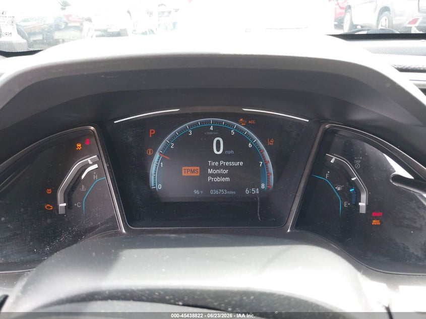 2020 Honda Civic VIN SHHFK7H61LU420358 IAAI salvage auction — RIGHT FRONT, Salvage Title, sold $7,900 on 2026-07-29 (photo 7)