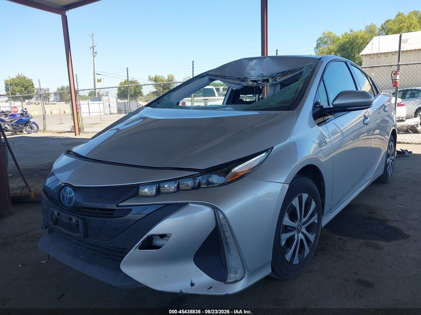 2020 Toyota Prius VIN JTDKARFP0L3136811 IAAI salvage auction — FRONT & REAR, Salvage Title, sold $3,200 on 2026-07-28 (photo 2)