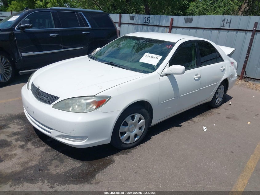 2002 Toyota Camry VIN 4T1BE32K42U016042 IAAI salvage auction — REAR END, Salvage (Utah), sold $300 on 2026-07-09 (photo 2)