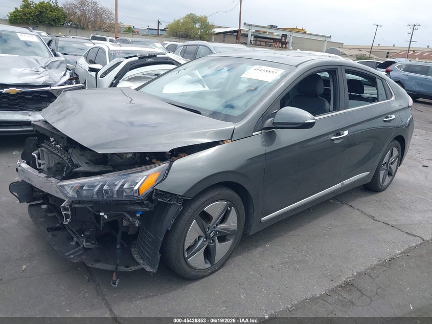 2022 Hyundai Ioniq VIN KMHC05LC9NU266340 IAAI salvage auction — FRONT END, Salvage Title, sold $3,850 on 2026-07-15 (photo 2)