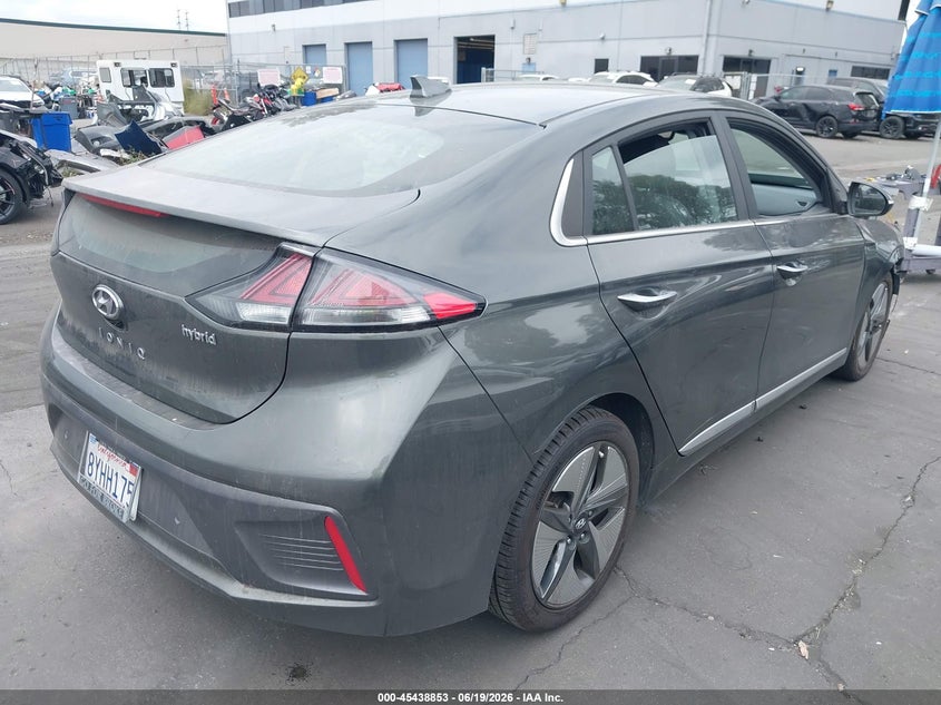 2022 Hyundai Ioniq VIN KMHC05LC9NU266340 IAAI salvage auction — FRONT END, Salvage Title, sold $3,850 on 2026-07-15 (photo 4)