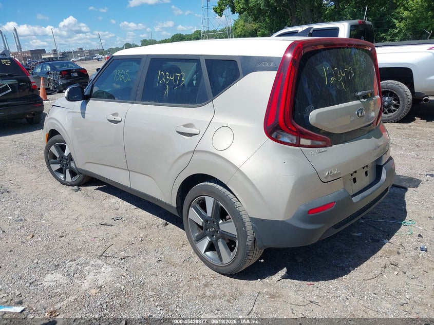 2020 Kia Soul VIN KNDJ33AU6L7123473 IAAI salvage auction — RIGHT FRONT, Salvage Title, sold $2,150 on 2026-07-22 (photo 3)