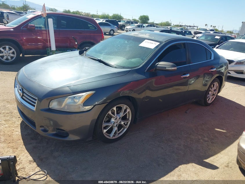 2013 Nissan Maxima VIN 1N4AA5AP5DC845821 IAAI salvage auction — NORMAL WEAR, Clear-Dealer Only (Arizona), sold $600 on 2026-07-09 (photo 2)