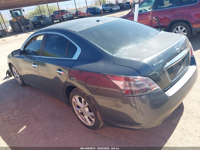 2013 Nissan Maxima VIN 1N4AA5AP5DC845821 IAAI salvage auction — NORMAL WEAR, Clear-Dealer Only (Arizona), sold $600 on 2026-07-09 (photo 3)