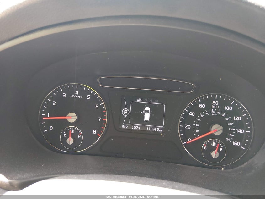 2017 Kia Sorento VIN 5XYPGDA52HG331342 IAAI salvage auction — FRONT & REAR, Salvage (Arizona), sold $1,950 on 2026-07-30 (photo 7)