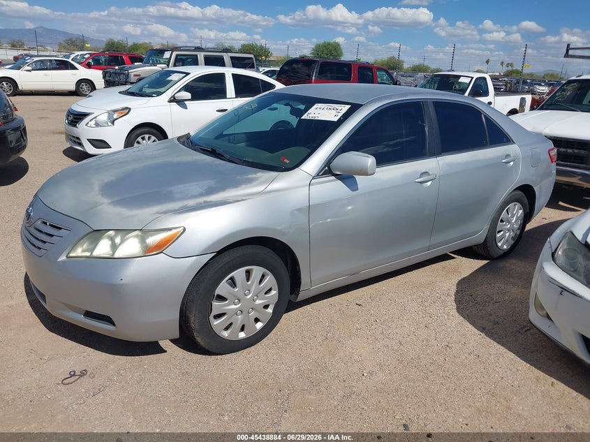 2007 Toyota Camry VIN 4T1BE46K67U566351 IAAI salvage auction — NORMAL WEAR, Clear (Arizona), sold $1,100 on 2026-07-09 (photo 2)