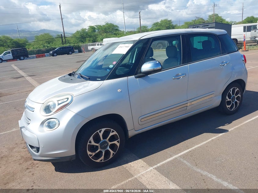 2014 Fiat 500l VIN ZFBCFACH2EZ005497 IAAI salvage auction — NORMAL WEAR, Clear (Hawaii), sold $150 on 2026-07-28 (photo 2)