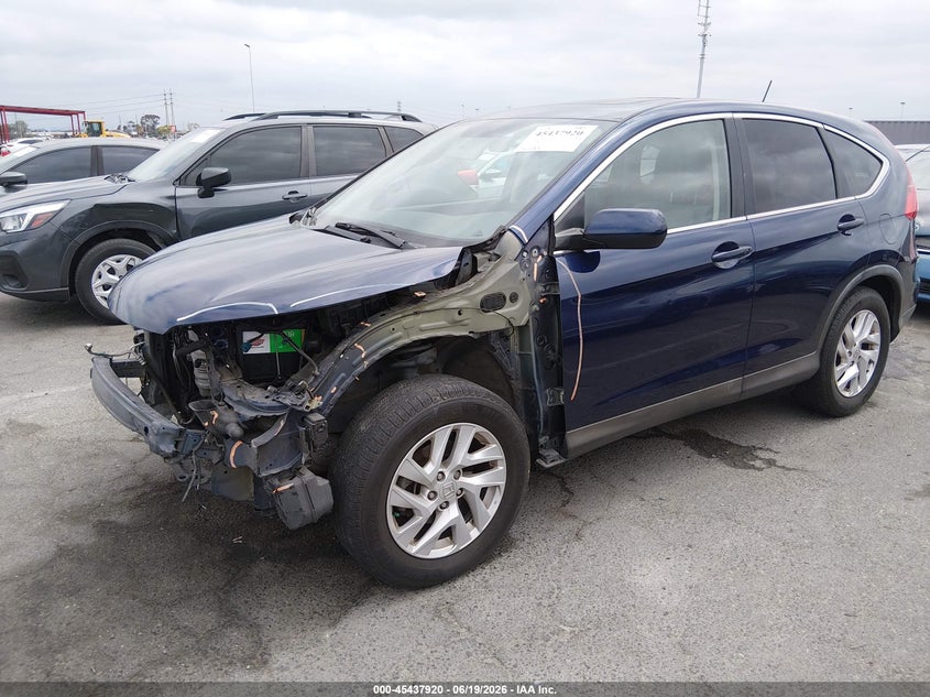 2016 Honda Cr-v VIN 3CZRM3H55GG701033 IAAI salvage auction — FRONT END, Salvage (California), sold $3,850 on 2026-07-09 (photo 2)