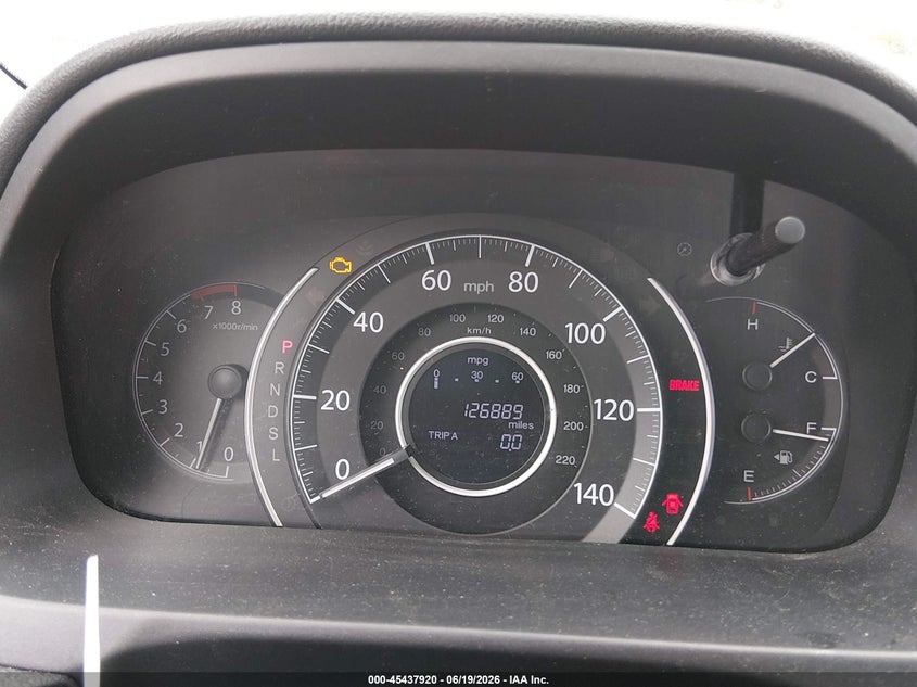 2016 Honda Cr-v VIN 3CZRM3H55GG701033 IAAI salvage auction — FRONT END, Salvage (California), sold $3,850 on 2026-07-09 (photo 7)