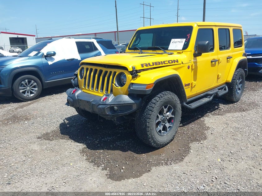 2019 Jeep Wrangler / VIN 1C4HJXFG0KW614494 IAAI salvage auction — FRONT END, Salvage Title, sold $13,100 on 2026-08-01 (photo 2)