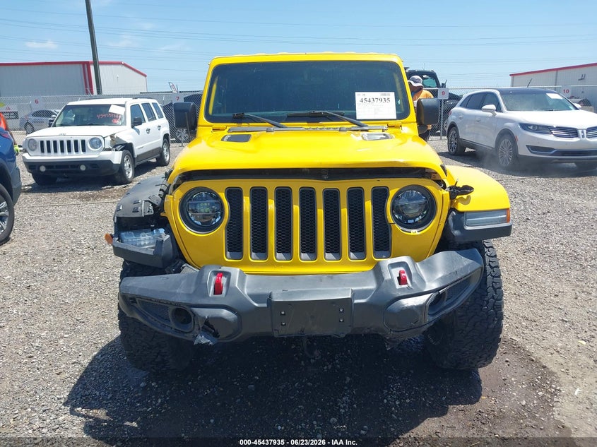 2019 Jeep Wrangler / VIN 1C4HJXFG0KW614494 IAAI salvage auction — FRONT END, Salvage Title, sold $13,100 on 2026-08-01 (photo 6)