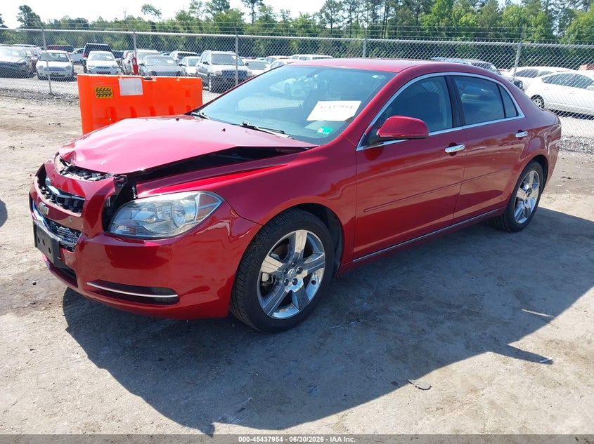 2012 Chevrolet Malibu VIN 1G1ZC5E07CF224350 IAAI salvage auction — FRONT END, Clear (Virginia), sold $775 on 2026-07-10 (photo 2)