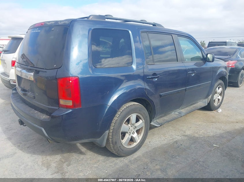 2009 Honda Pilot VIN 5FNYF38629B006165 IAAI salvage auction — NORMAL WEAR, Clear - Dealer Only (California), sold $425 on 2026-07-09 (photo 4)