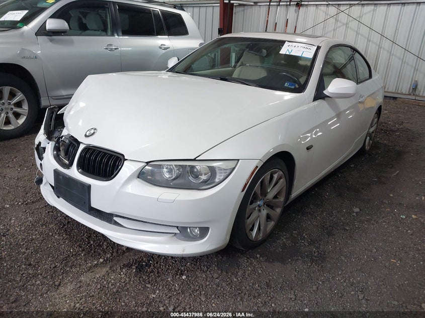 2011 BMW 3 series VIN WBAKE3C52BE559054 IAAI salvage auction — FRONT END, Clear (Virginia), sold $350 on 2026-07-23 (photo 2)