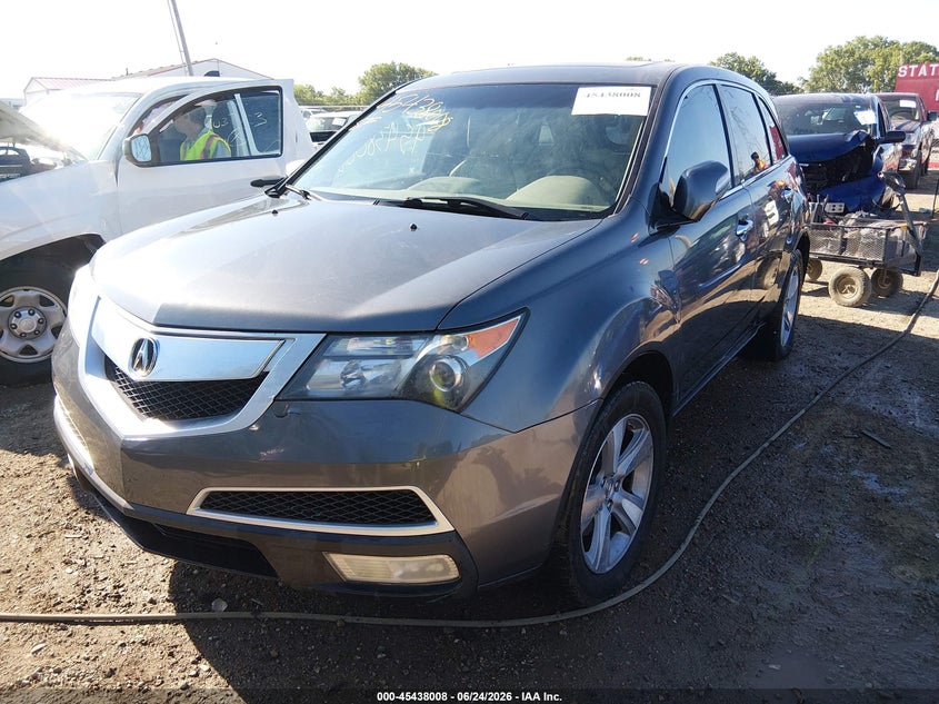 2012 Acura Mdx VIN 2HNYD2H38CH523830 IAAI salvage auction — FRONT END, Clear (Indiana), sold $1,200 on 2026-07-19 (photo 2)