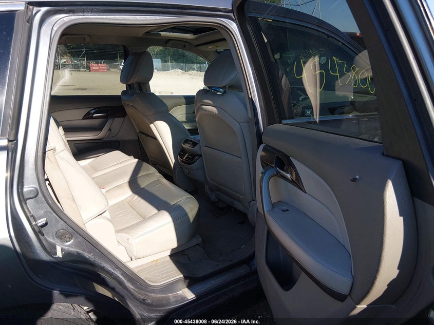 2012 Acura Mdx VIN 2HNYD2H38CH523830 IAAI salvage auction — FRONT END, Clear (Indiana), sold $1,200 on 2026-07-19 (photo 8)