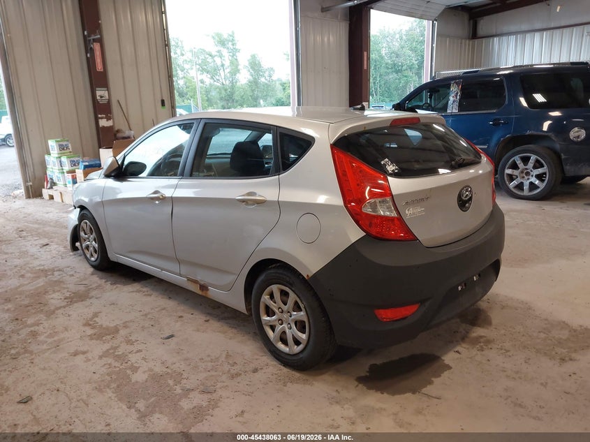 2012 Hyundai Accent VIN KMHCT5AE0CU036145 IAAI salvage auction — FRONT END, Mv-907A (New York), sold $450 on 2026-07-14 (photo 3)