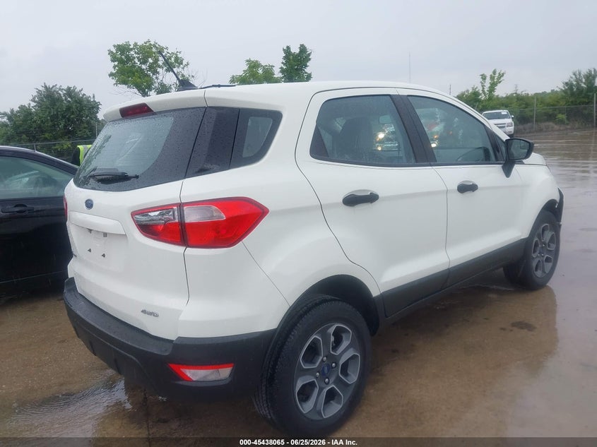 2022 Ford Ecosport VIN MAJ6S3FL0NC464747 IAAI salvage auction — FRONT END, Salvage (Illinois), sold $2,750 on 2026-08-02 (photo 4)