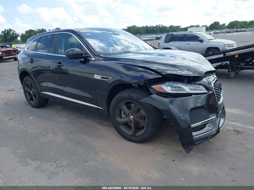 2021 Jaguar F-pace VIN SADCK2EX0MA674162 IAAI salvage auction — FRONT END, Salvage Title, sold $3,050 on 2026-07-29 (photo 1)