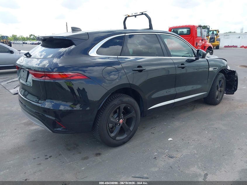 2021 Jaguar F-pace VIN SADCK2EX0MA674162 IAAI salvage auction — FRONT END, Salvage Title, sold $3,050 on 2026-07-29 (photo 4)