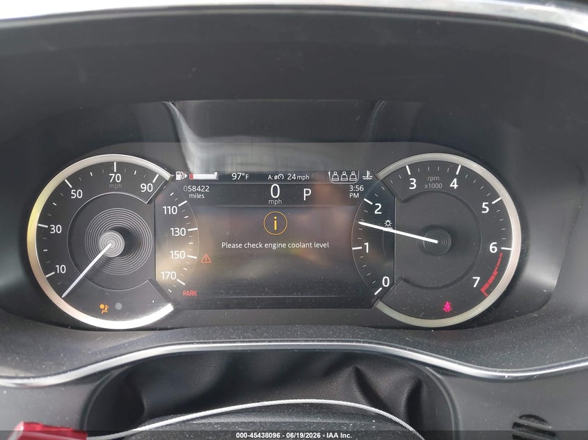 2021 Jaguar F-pace VIN SADCK2EX0MA674162 IAAI salvage auction — FRONT END, Salvage Title, sold $3,050 on 2026-07-29 (photo 7)