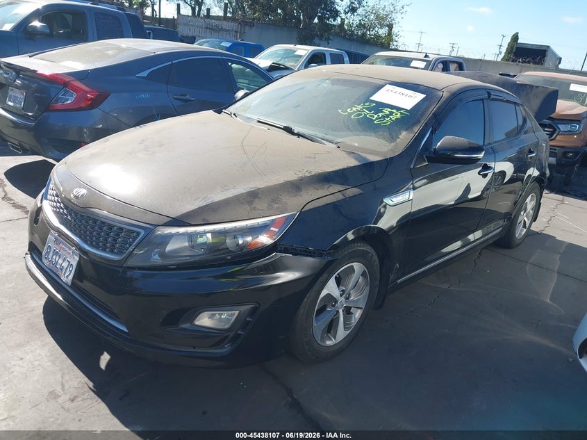 2015 Kia Optima VIN KNAGM4AD2F5080597 IAAI salvage auction — REAR END, Salvage Certificate (California), sold $500 on 2026-07-08 (photo 2)