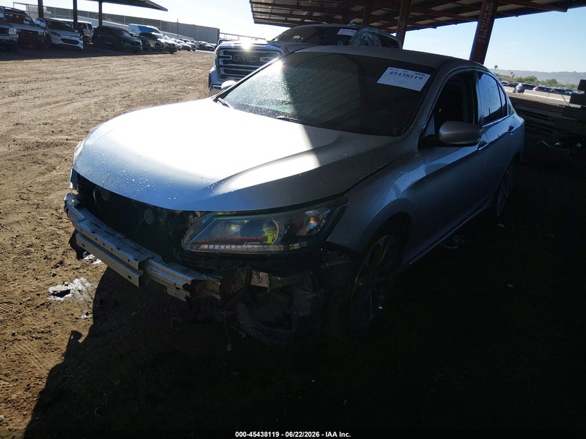 2015 Honda Accord VIN 1HGCR2F5XFA037370 IAAI salvage auction — FRONT END, Wait Title, sold $2,850 on 2026-08-02 (photo 2)