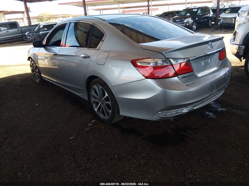 2015 Honda Accord VIN 1HGCR2F5XFA037370 IAAI salvage auction — FRONT END, Wait Title, sold $2,850 on 2026-08-02 (photo 3)