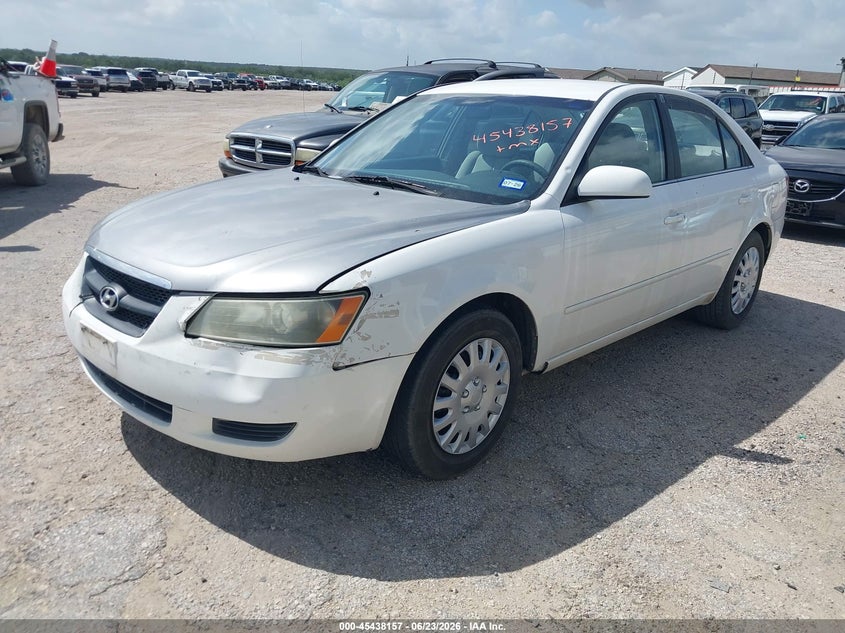 2008 Hyundai Sonata VIN 5NPET46C98H312239 IAAI salvage auction — LEFT FRONT, Original (Texas), sold $950 on 2026-07-14 (photo 2)