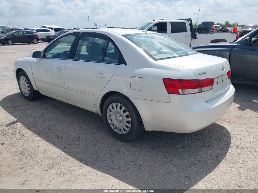 2008 Hyundai Sonata VIN 5NPET46C98H312239 IAAI salvage auction — LEFT FRONT, Original (Texas), sold $950 on 2026-07-14 (photo 3)