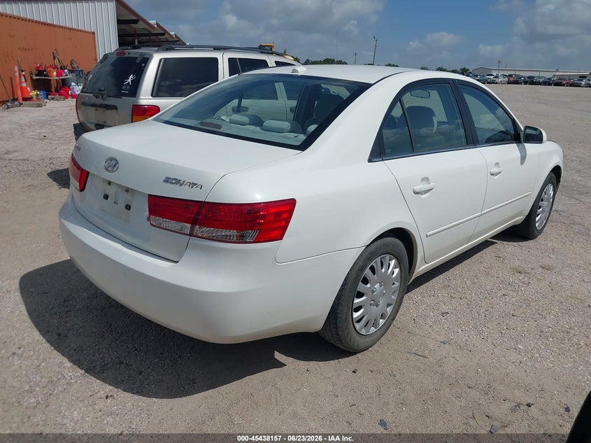 2008 Hyundai Sonata VIN 5NPET46C98H312239 IAAI salvage auction — LEFT FRONT, Original (Texas), sold $950 on 2026-07-14 (photo 4)