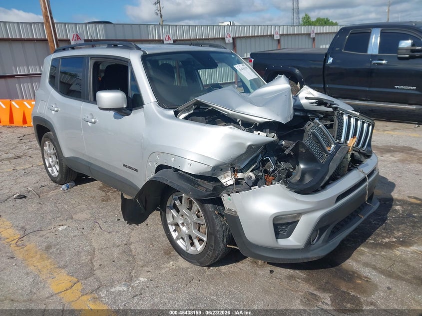 2019 Jeep Renegade VIN ZACNJABBXKPK84190 IAAI salvage auction — FRONT END, Salvage (Georgia), sold $875 on 2026-08-12 (photo 1)