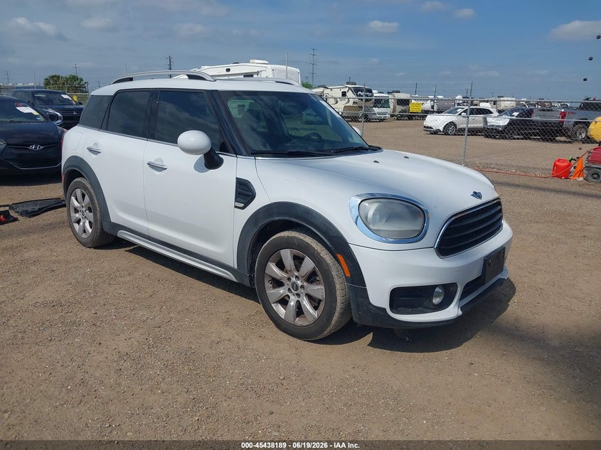 2018 Mini Countryman VIN WMZYS7C30J3E07783 IAAI salvage auction — WATER/FLOOD, Salvage Title, sold $1,800 on 2026-08-02 (photo 1)