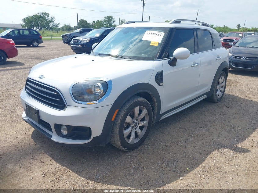 2018 Mini Countryman VIN WMZYS7C30J3E07783 IAAI salvage auction — WATER/FLOOD, Salvage Title, sold $1,800 on 2026-08-02 (photo 2)