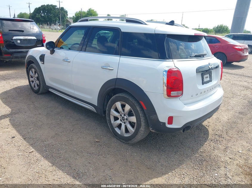 2018 Mini Countryman VIN WMZYS7C30J3E07783 IAAI salvage auction — WATER/FLOOD, Salvage Title, sold $1,800 on 2026-08-02 (photo 3)