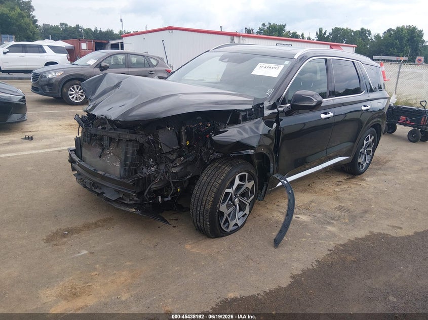 2022 Hyundai Palisade VIN KM8R74HEXNU353092 IAAI salvage auction — RIGHT FRONT, Salvage (Mississippi), sold $25 on 2026-08-02 (photo 2)