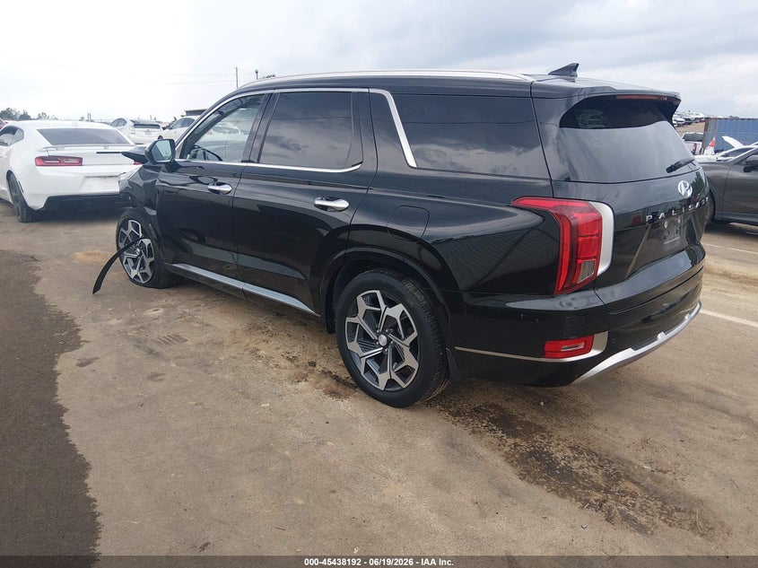 2022 Hyundai Palisade VIN KM8R74HEXNU353092 IAAI salvage auction — RIGHT FRONT, Salvage (Mississippi), sold $25 on 2026-08-02 (photo 3)