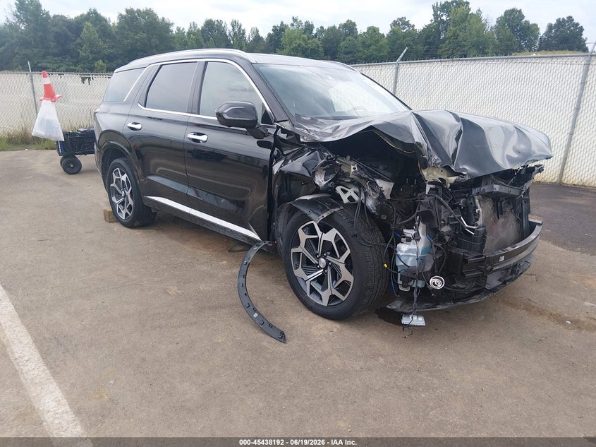 2022 Hyundai Palisade VIN KM8R74HEXNU353092 IAAI salvage auction — RIGHT FRONT, Salvage (Mississippi), sold $25 on 2026-08-02 (photo 6)