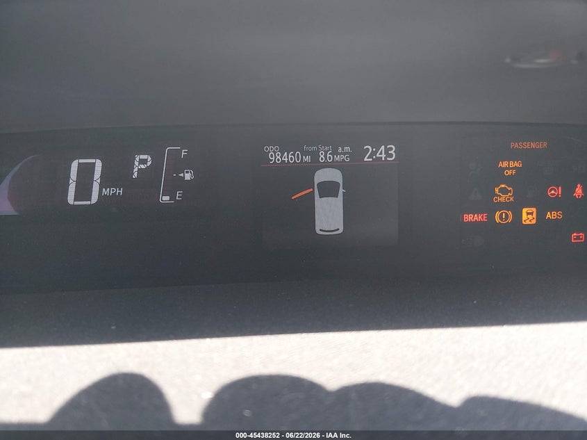 2015 Toyota Prius c VIN JTDKDTB3XF1585923 IAAI salvage auction — SIDE, Salvage (California), sold $3,250 on 2026-07-15 (photo 7)