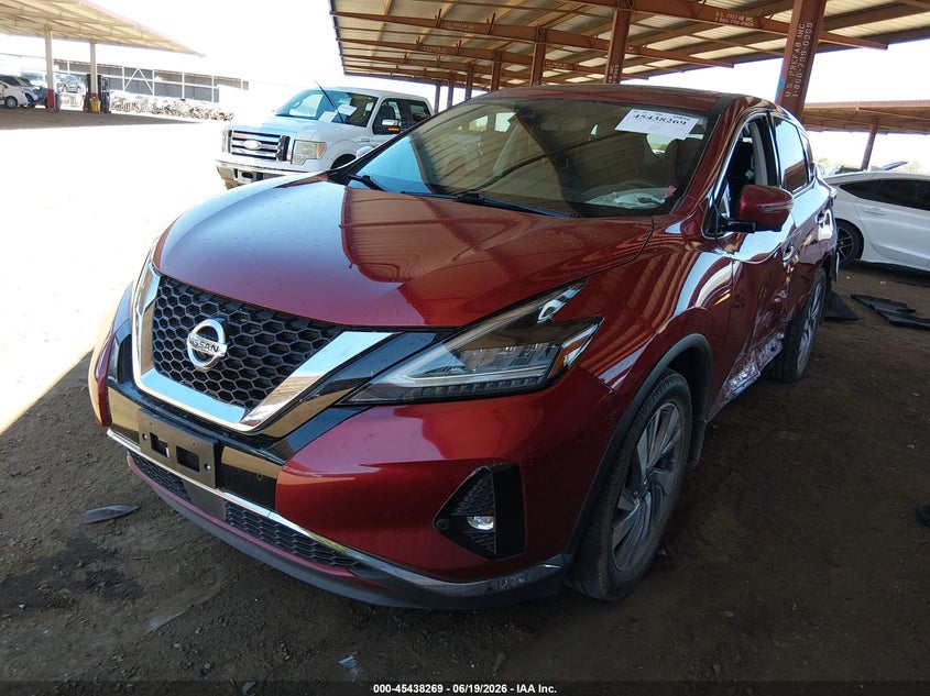 2021 Nissan Murano VIN 5N1AZ2CJ3MC124161 IAAI salvage auction — SIDE, Salvage (Arizona), sold $3,750 on 2026-07-10 (photo 2)