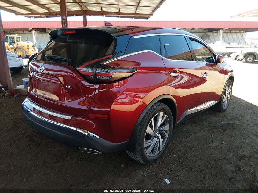 2021 Nissan Murano VIN 5N1AZ2CJ3MC124161 IAAI salvage auction — SIDE, Salvage (Arizona), sold $3,750 on 2026-07-10 (photo 4)