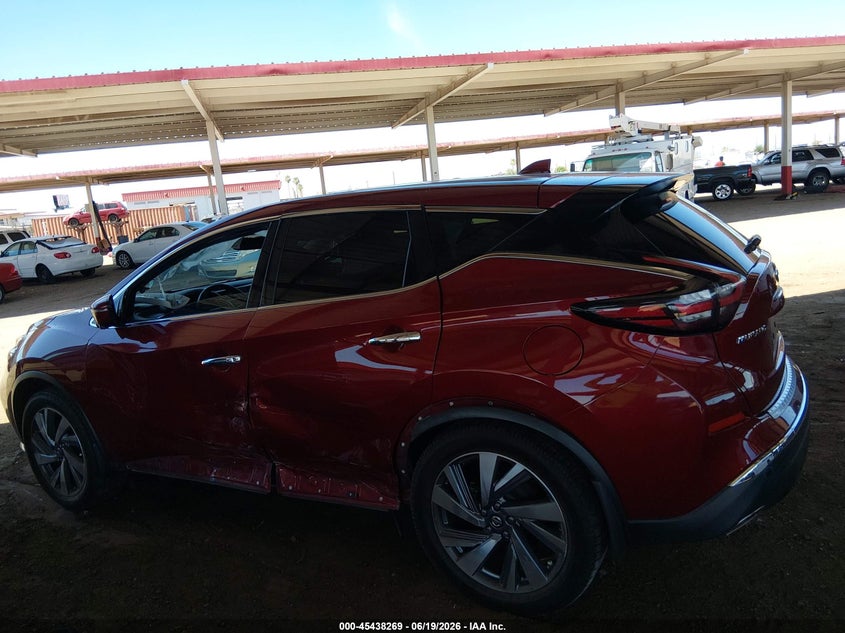 2021 Nissan Murano VIN 5N1AZ2CJ3MC124161 IAAI salvage auction — SIDE, Salvage (Arizona), sold $3,750 on 2026-07-10 (photo 6)