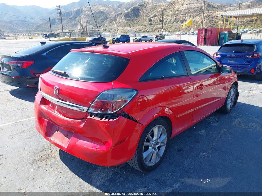 2008 Saturn Astra VIN W08AT271585061776 IAAI salvage auction — REAR END, Salvage (California), sold $250 on 2026-07-15 (photo 4)