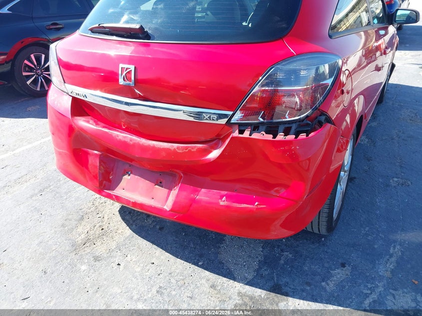 2008 Saturn Astra VIN W08AT271585061776 IAAI salvage auction — REAR END, Salvage (California), sold $250 on 2026-07-15 (photo 6)