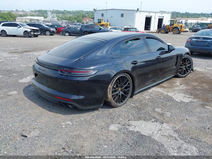 2018 Porsche Panamera VIN WP0AB2A77JL135644 IAAI salvage auction — RIGHT FRONT, Salvage Title, sold $15,100 on 2026-08-04 (photo 4)