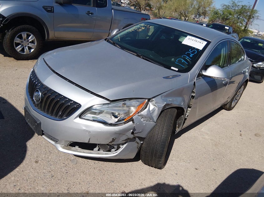 2016 Buick Regal VIN 2G4GK5EX2G9177253 IAAI salvage auction — LEFT FRONT, Wait Title, sold $875 on 2026-08-01 (photo 2)