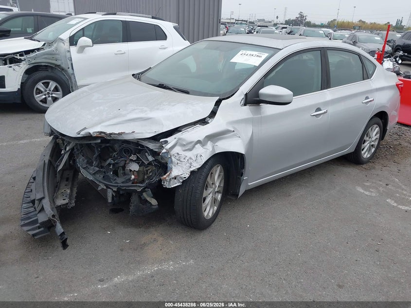 2017 Nissan Sentra VIN 3N1AB7AP3HY247455 IAAI salvage auction — FRONT END, Salvage (California), sold $925 on 2026-07-09 (photo 2)